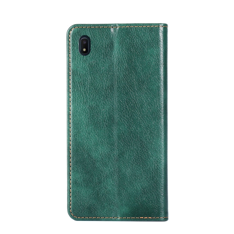 For Samsung Galaxy A10e PU + TPU Gloss Oil Solid Color Magnetic Horizontal Flip Leather Case with Holder & Card Slot & Wallet