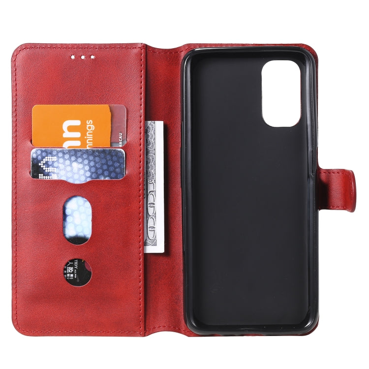 For OPPO Realme 7 5G / Realme V5 Classic Calf Texture PU + TPU Horizontal Flip Leather Case, with Holder & Card Slots & Wallet