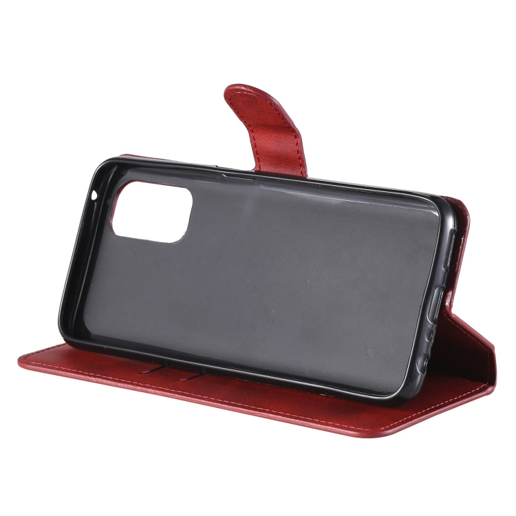 For OPPO Realme 7 5G / Realme V5 Classic Calf Texture PU + TPU Horizontal Flip Leather Case, with Holder & Card Slots & Wallet