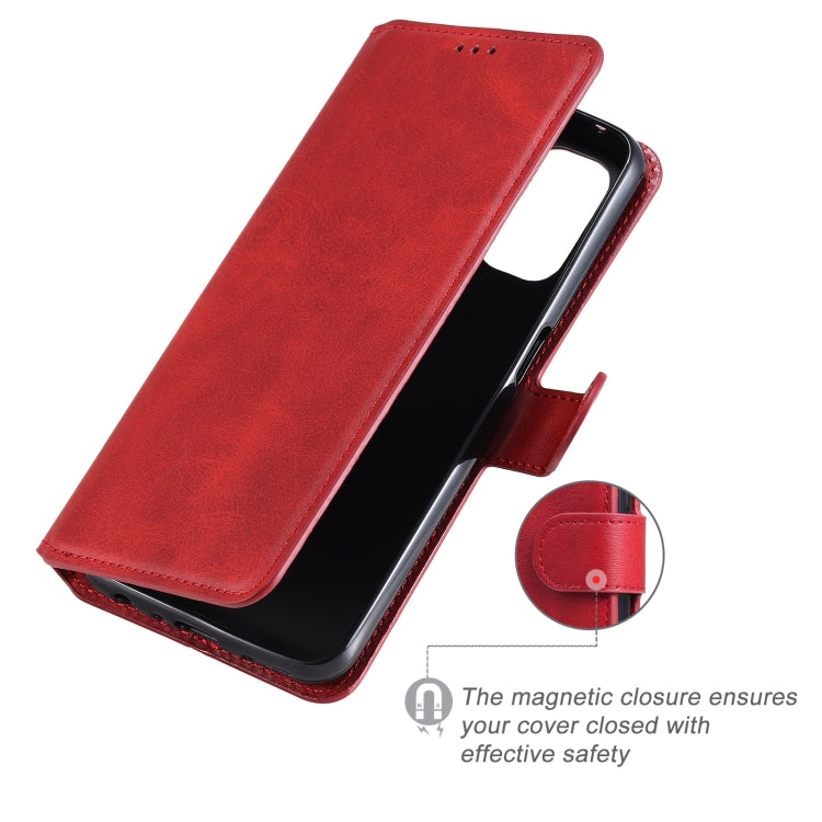 For OPPO Realme 7 5G / Realme V5 Classic Calf Texture PU + TPU Horizontal Flip Leather Case, with Holder & Card Slots & Wallet