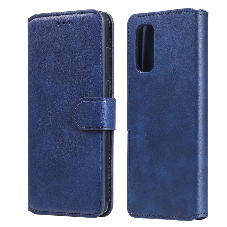 For OPPO Realme 7 5G / Realme V5 Classic Calf Texture PU + TPU Horizontal Flip Leather Case, with Holder & Card Slots & Wallet