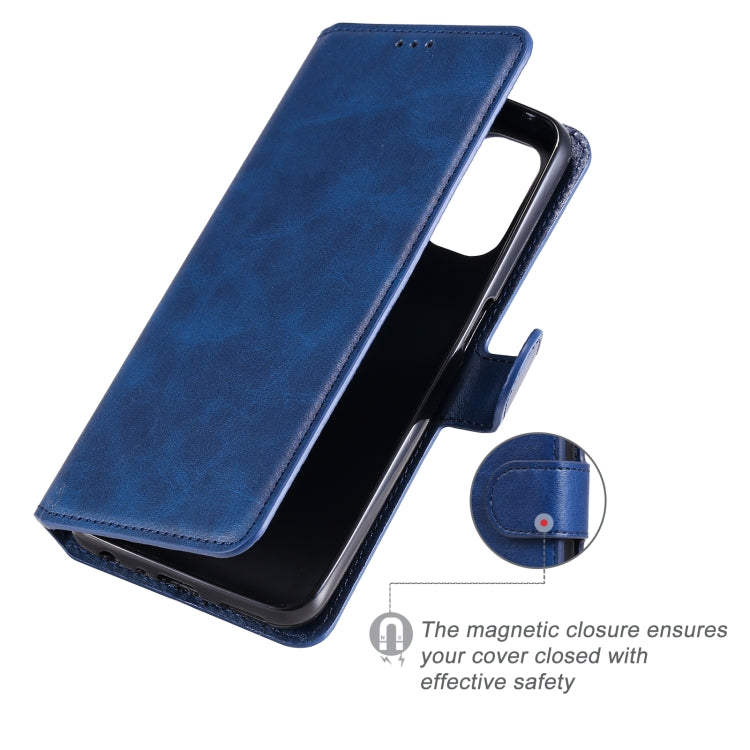 For OPPO Realme 7 5G / Realme V5 Classic Calf Texture PU + TPU Horizontal Flip Leather Case, with Holder & Card Slots & Wallet