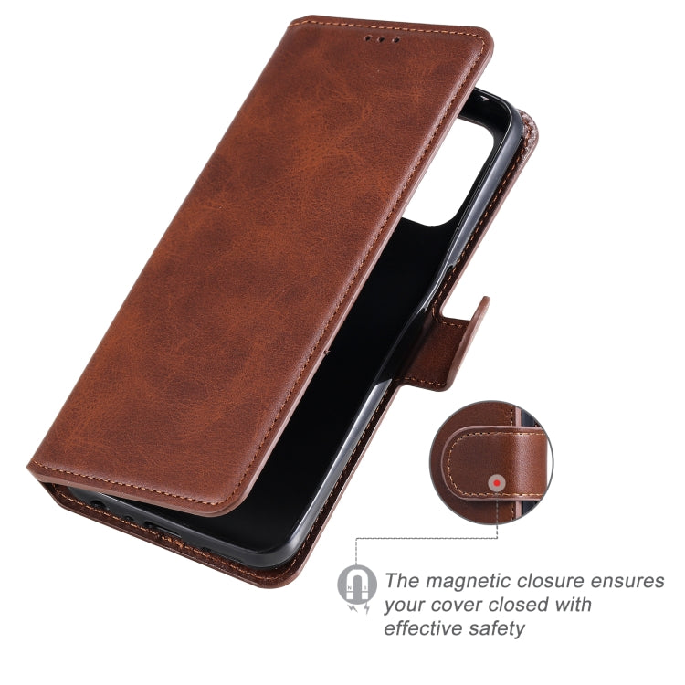 For OPPO Realme 7 5G / Realme V5 Classic Calf Texture PU + TPU Horizontal Flip Leather Case, with Holder & Card Slots & Wallet