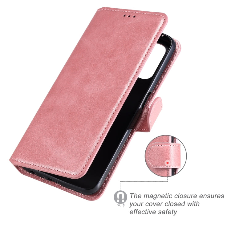 For OPPO Realme 7 5G / Realme V5 Classic Calf Texture PU + TPU Horizontal Flip Leather Case, with Holder & Card Slots & Wallet