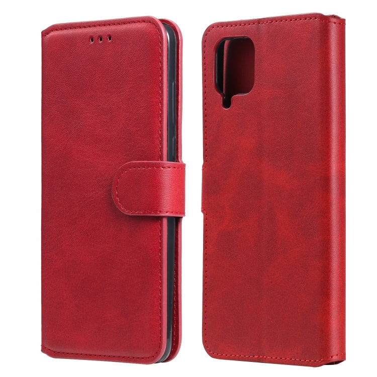 For Samsung Galaxy A12 5G Classic Calf Texture PU + TPU Horizontal Flip Leather Case, with Holder & Card Slots & Wallet