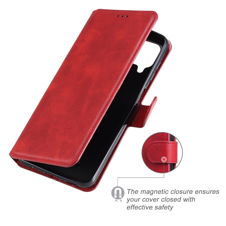 For Samsung Galaxy A12 5G Classic Calf Texture PU + TPU Horizontal Flip Leather Case, with Holder & Card Slots & Wallet