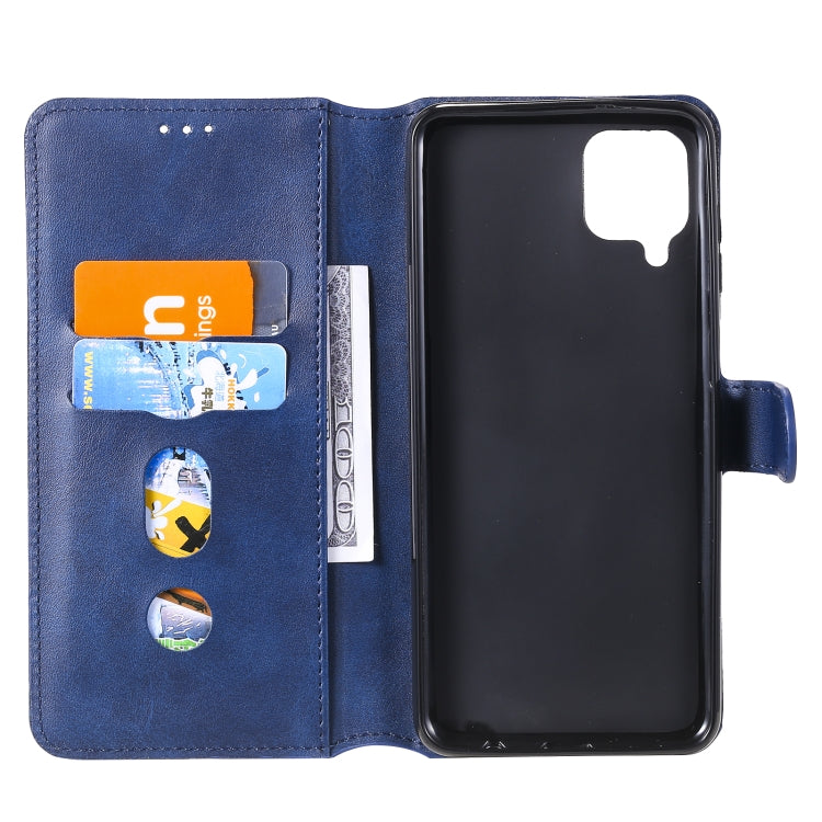 For Samsung Galaxy A12 5G Classic Calf Texture PU + TPU Horizontal Flip Leather Case, with Holder & Card Slots & Wallet