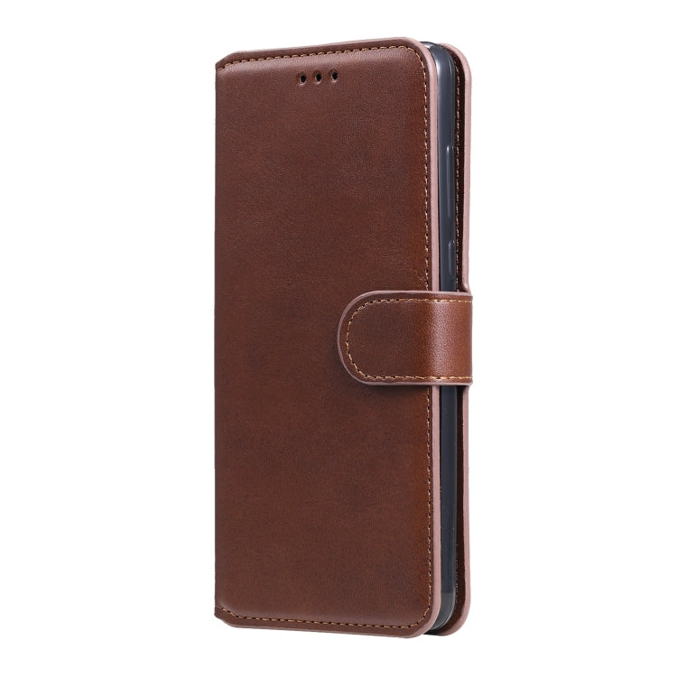 For Samsung Galaxy A12 5G Classic Calf Texture PU + TPU Horizontal Flip Leather Case, with Holder & Card Slots & Wallet