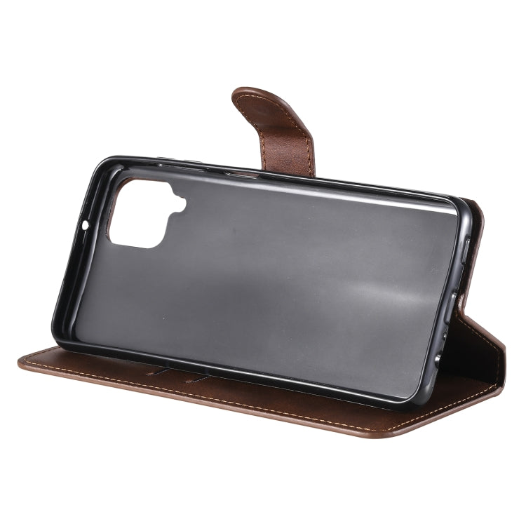 For Samsung Galaxy A12 5G Classic Calf Texture PU + TPU Horizontal Flip Leather Case, with Holder & Card Slots & Wallet