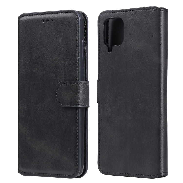 For Samsung Galaxy A12 5G Classic Calf Texture PU + TPU Horizontal Flip Leather Case, with Holder & Card Slots & Wallet