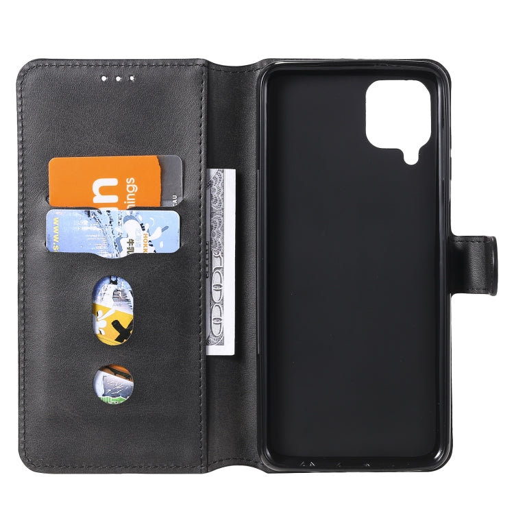 For Samsung Galaxy A12 5G Classic Calf Texture PU + TPU Horizontal Flip Leather Case, with Holder & Card Slots & Wallet
