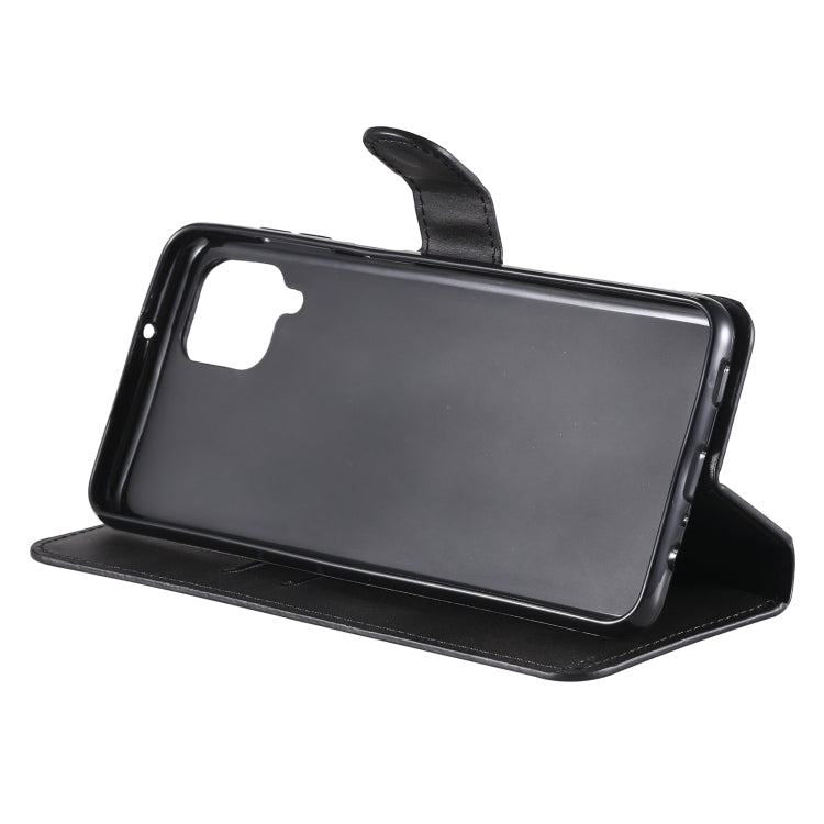 For Samsung Galaxy A12 5G Classic Calf Texture PU + TPU Horizontal Flip Leather Case, with Holder & Card Slots & Wallet
