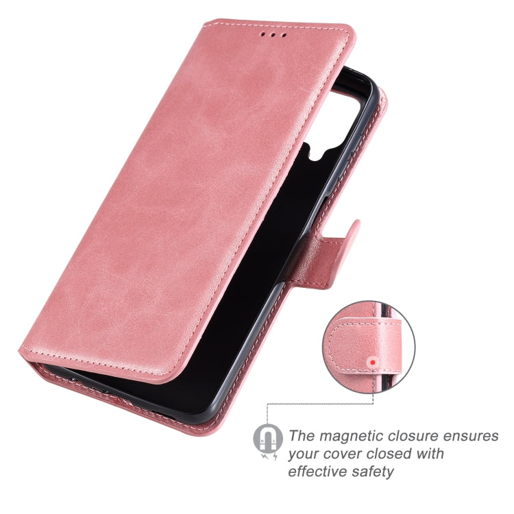 For Samsung Galaxy A12 5G Classic Calf Texture PU + TPU Horizontal Flip Leather Case, with Holder & Card Slots & Wallet
