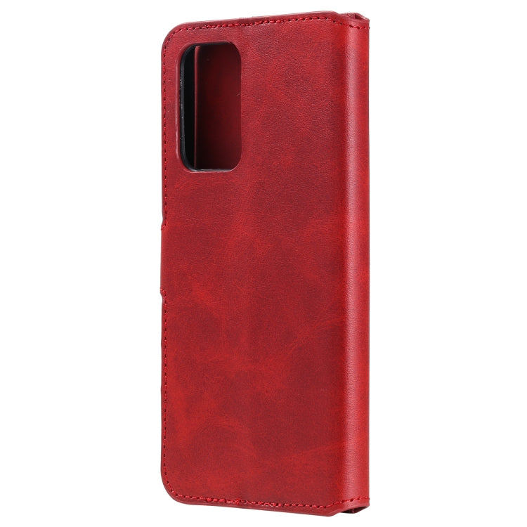 For Samsung Galaxy A52 5G Classic Calf Texture PU + TPU Horizontal Flip Leather Case, with Holder & Card Slots & Wallet