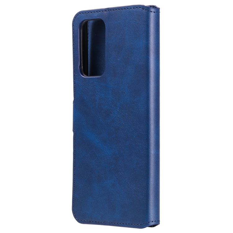 For Samsung Galaxy A52 5G Classic Calf Texture PU + TPU Horizontal Flip Leather Case, with Holder & Card Slots & Wallet