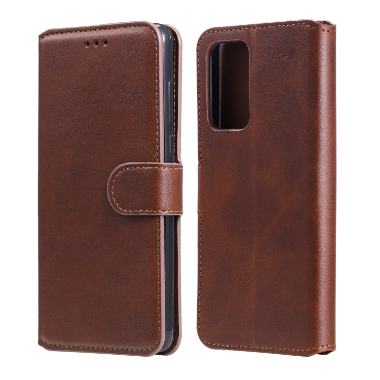 For Samsung Galaxy A52 5G Classic Calf Texture PU + TPU Horizontal Flip Leather Case, with Holder & Card Slots & Wallet