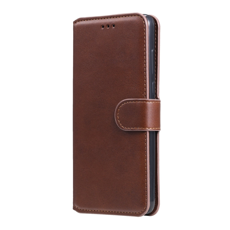 For Samsung Galaxy A52 5G Classic Calf Texture PU + TPU Horizontal Flip Leather Case, with Holder & Card Slots & Wallet