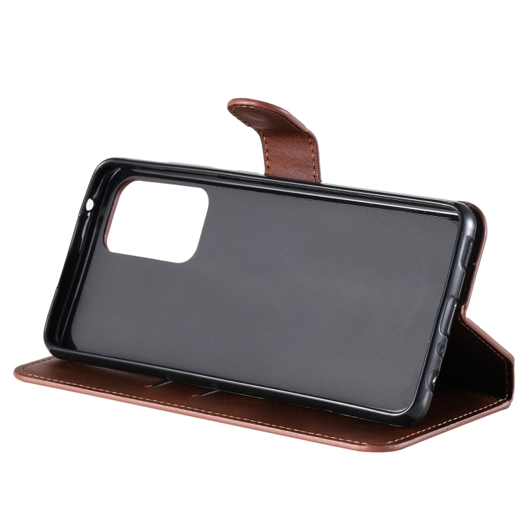 For Samsung Galaxy A52 5G Classic Calf Texture PU + TPU Horizontal Flip Leather Case, with Holder & Card Slots & Wallet