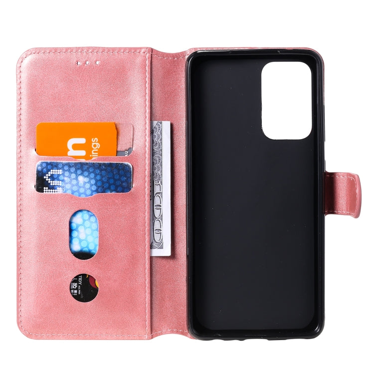 For Samsung Galaxy A52 5G Classic Calf Texture PU + TPU Horizontal Flip Leather Case, with Holder & Card Slots & Wallet