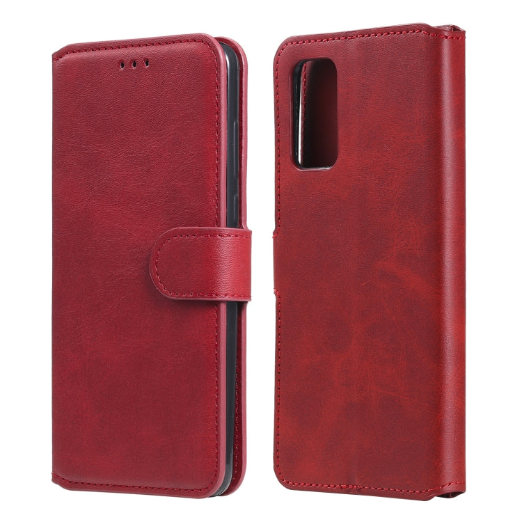 For Xiaomi Poco M3 / Redmi Note 9 4G Classic Calf Texture PU + TPU Horizontal Flip Leather Case, with Holder & Card Slots & Wallet