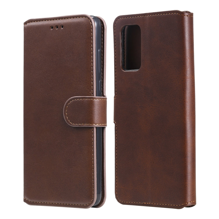 For Xiaomi Poco M3 / Redmi Note 9 4G Classic Calf Texture PU + TPU Horizontal Flip Leather Case, with Holder & Card Slots & Wallet