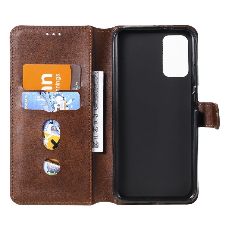 For Xiaomi Poco M3 / Redmi Note 9 4G Classic Calf Texture PU + TPU Horizontal Flip Leather Case, with Holder & Card Slots & Wallet