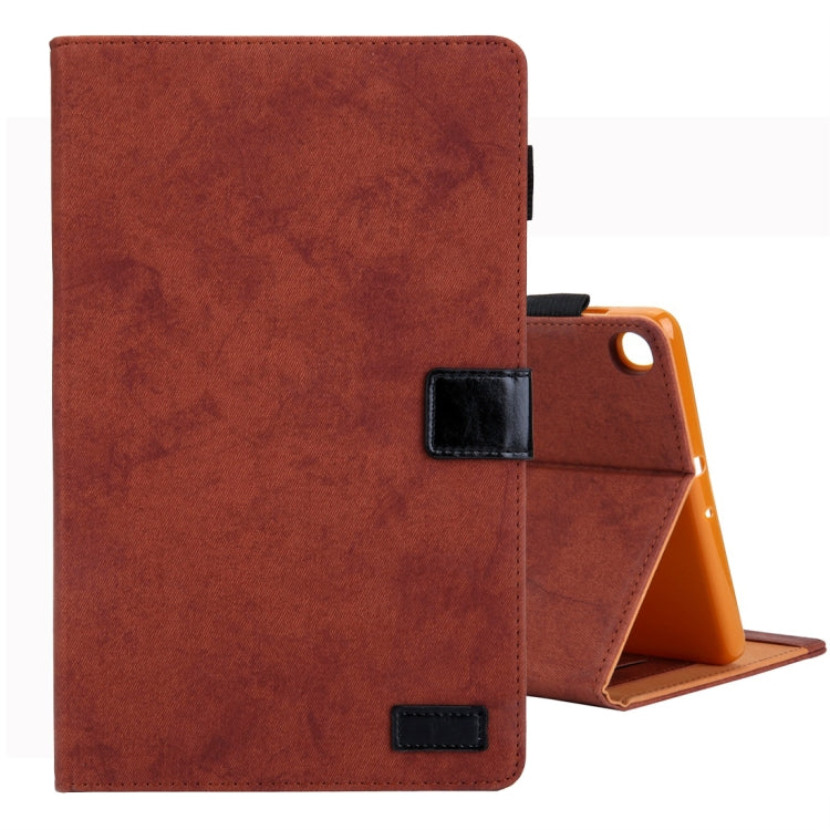 For Galaxy Tab A 8.0 & S Pen (2019) Business Style Horizontal Flip Leather Case, with Holder & Card Slot & Photo Frame & Sleep / Wake-up Function