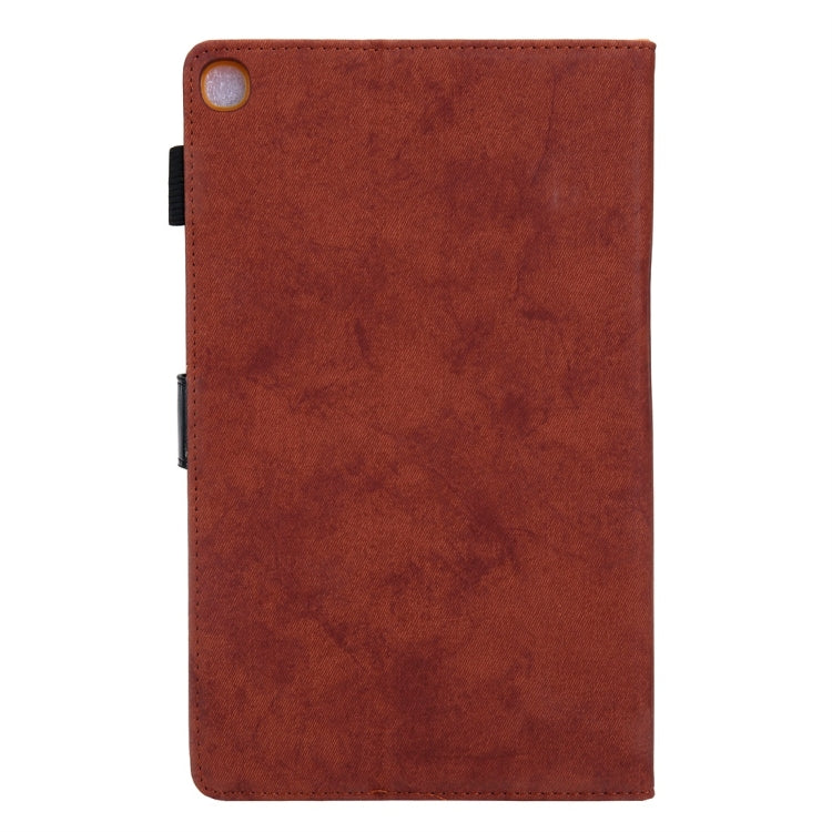 For Galaxy Tab A 8.0 & S Pen (2019) Business Style Horizontal Flip Leather Case, with Holder & Card Slot & Photo Frame & Sleep / Wake-up Function