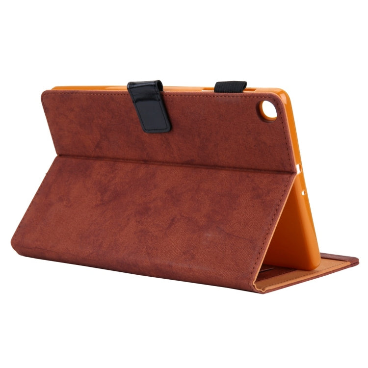 For Galaxy Tab A 10.1 (2019) Business Style Horizontal Flip Leather Case, with Holder & Card Slot & Photo Frame & Sleep / Wake-up Function