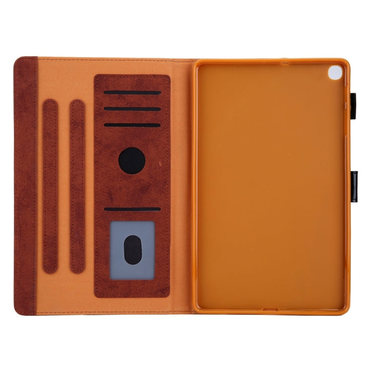 For Galaxy Tab A 10.1 (2019) Business Style Horizontal Flip Leather Case, with Holder & Card Slot & Photo Frame & Sleep / Wake-up Function