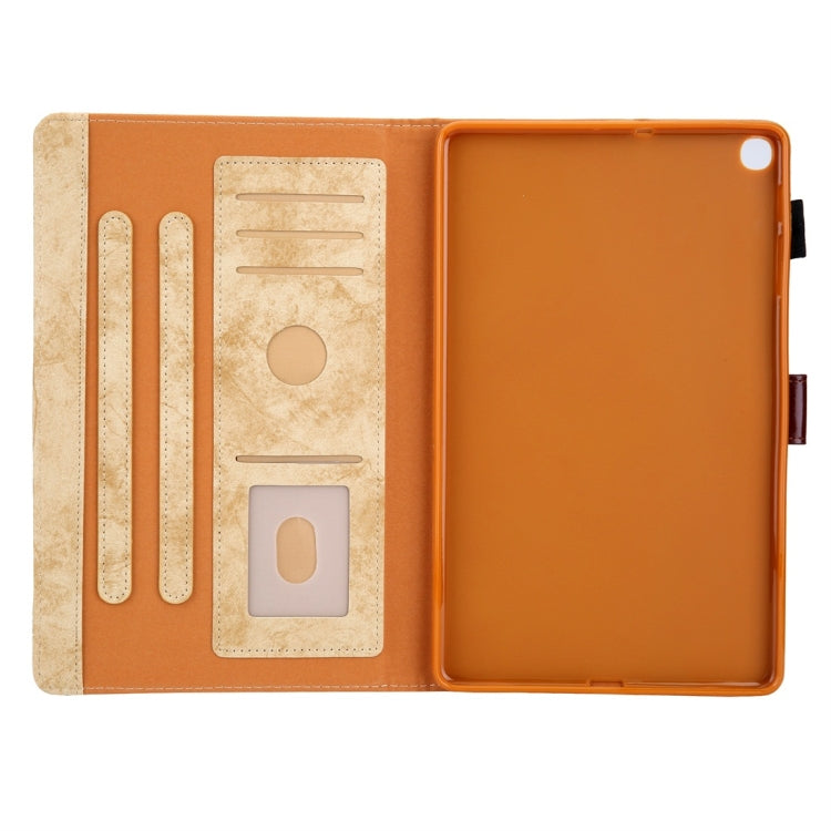 For Galaxy Tab A 10.1 (2019) Business Style Horizontal Flip Leather Case, with Holder & Card Slot & Photo Frame & Sleep / Wake-up Function