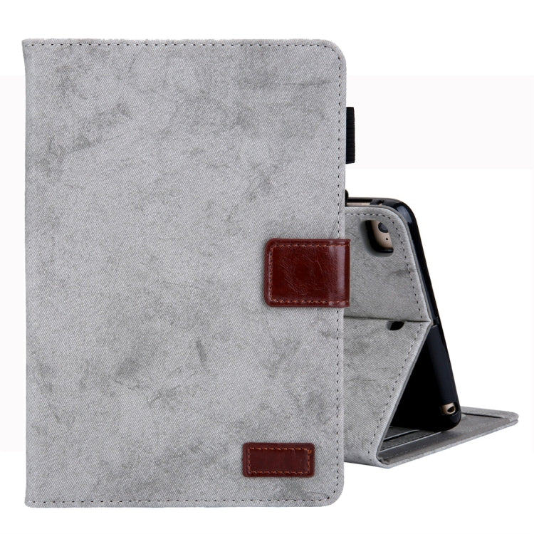 For iPad Mini 1 / 2 / 3 / 4 Business Style Horizontal Flip Leather Case, with Holder & Card Slot & Photo Frame & Sleep / Wake-up Function