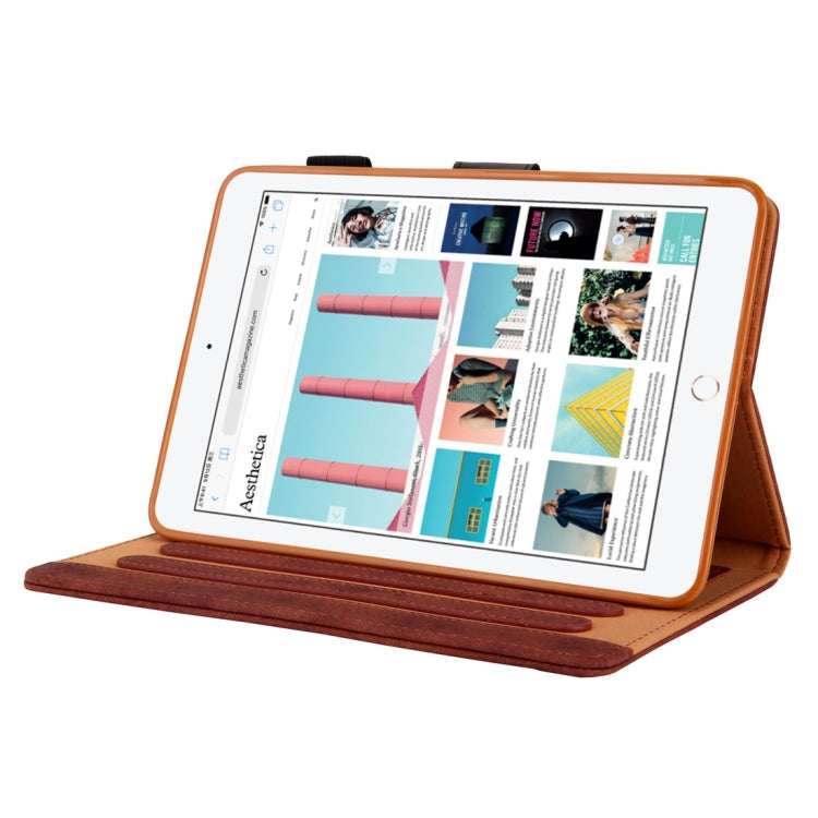 For iPad Mini 1 / 2 / 3 / 4 Business Style Horizontal Flip Leather Case, with Holder & Card Slot & Photo Frame & Sleep / Wake-up Function