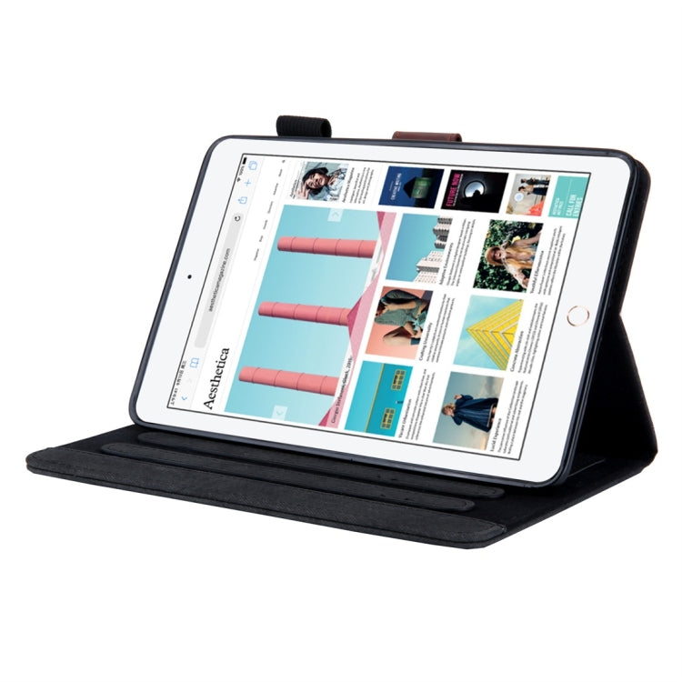 For iPad Mini 1 / 2 / 3 / 4 Business Style Horizontal Flip Leather Case, with Holder & Card Slot & Photo Frame & Sleep / Wake-up Function