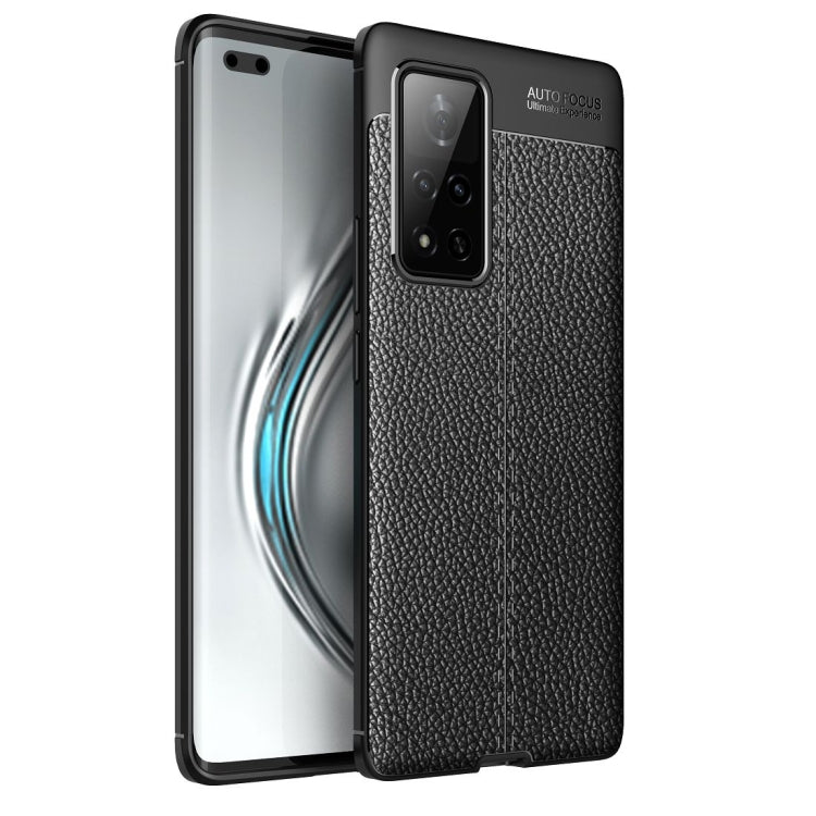 For Huawei Honor V40 Litchi Texture TPU Shockproof Case