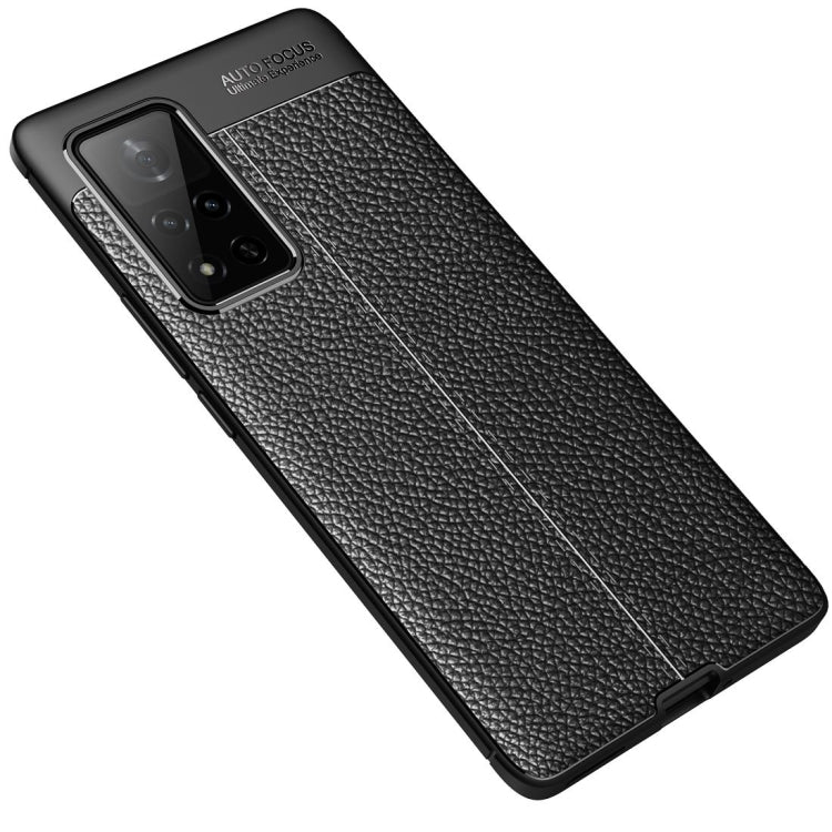 For Huawei Honor V40 Litchi Texture TPU Shockproof Case