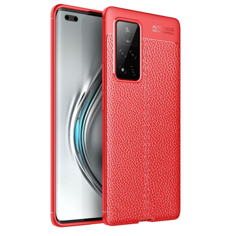 For Huawei Honor V40 Litchi Texture TPU Shockproof Case
