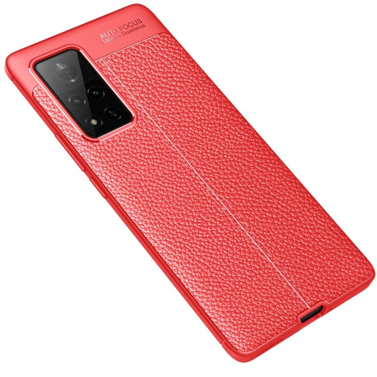 For Huawei Honor V40 Litchi Texture TPU Shockproof Case