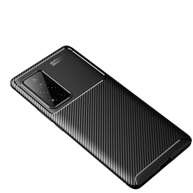 For Huawei Honor V40 Carbon Fiber Texture Shockproof TPU Case