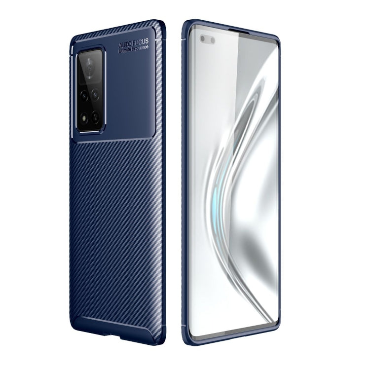 For Huawei Honor V40 Carbon Fiber Texture Shockproof TPU Case
