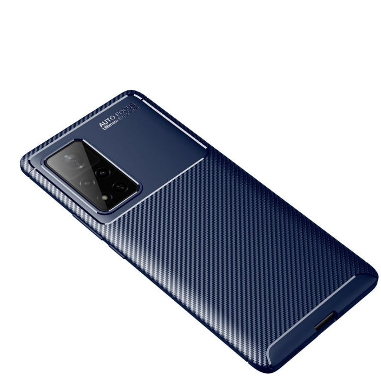 For Huawei Honor V40 Carbon Fiber Texture Shockproof TPU Case