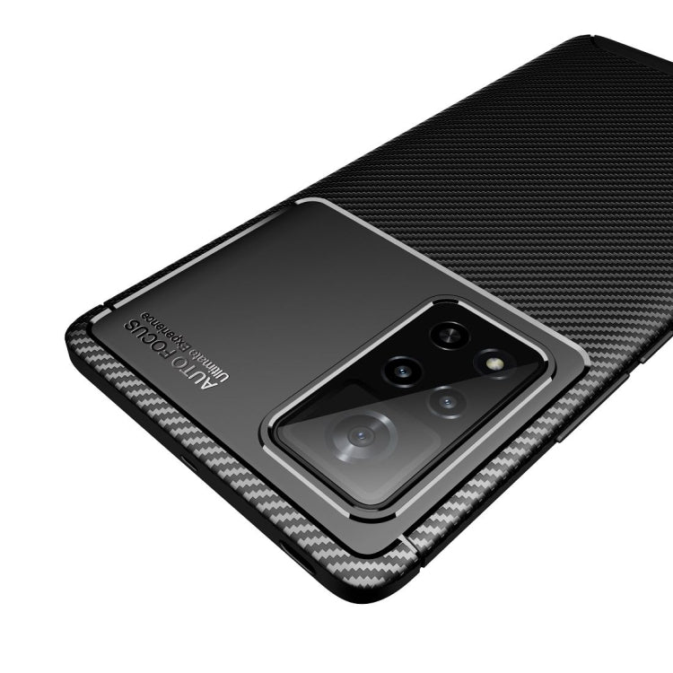 For Huawei Honor V40 Carbon Fiber Texture Shockproof TPU Case