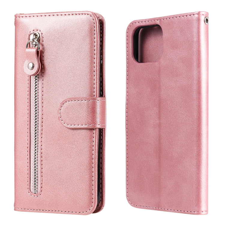 For OPPO F17 Pro / A93 Fashion Calf Texture Zipper Horizontal Flip Leather Case with Holder & Card Slots & Wallet