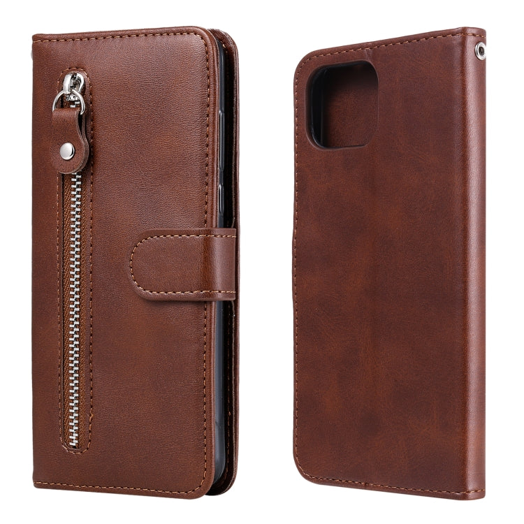 For OPPO F17 Pro / A93 Fashion Calf Texture Zipper Horizontal Flip Leather Case with Holder & Card Slots & Wallet