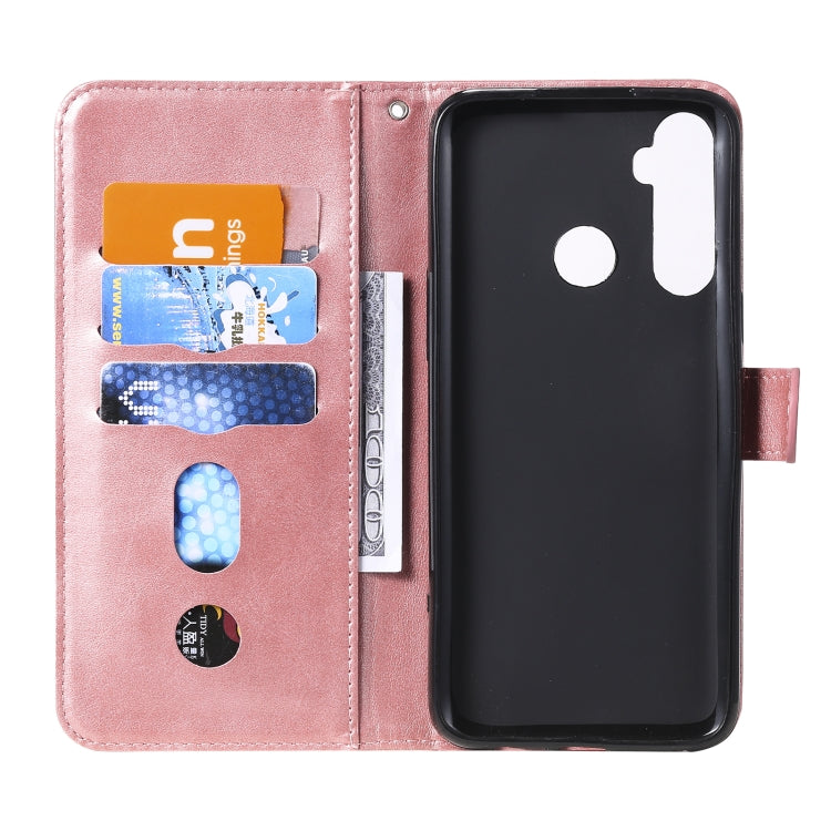 For OPPO Realme 5 / 5s / C3 Fashion Calf Texture Zipper Horizontal Flip Leather Case with Holder & Card Slots & Wallet