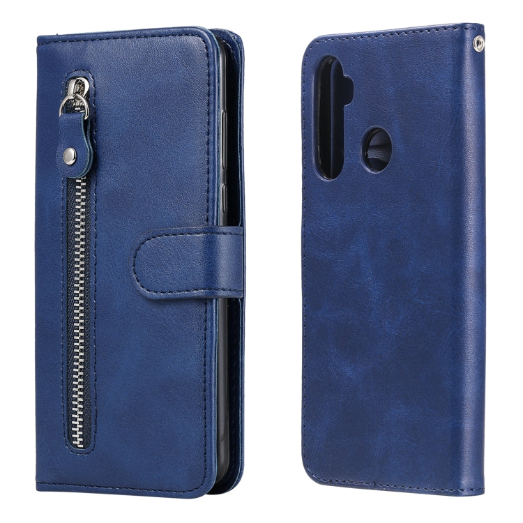 For OPPO Realme 5 / 5s / C3 Fashion Calf Texture Zipper Horizontal Flip Leather Case with Holder & Card Slots & Wallet
