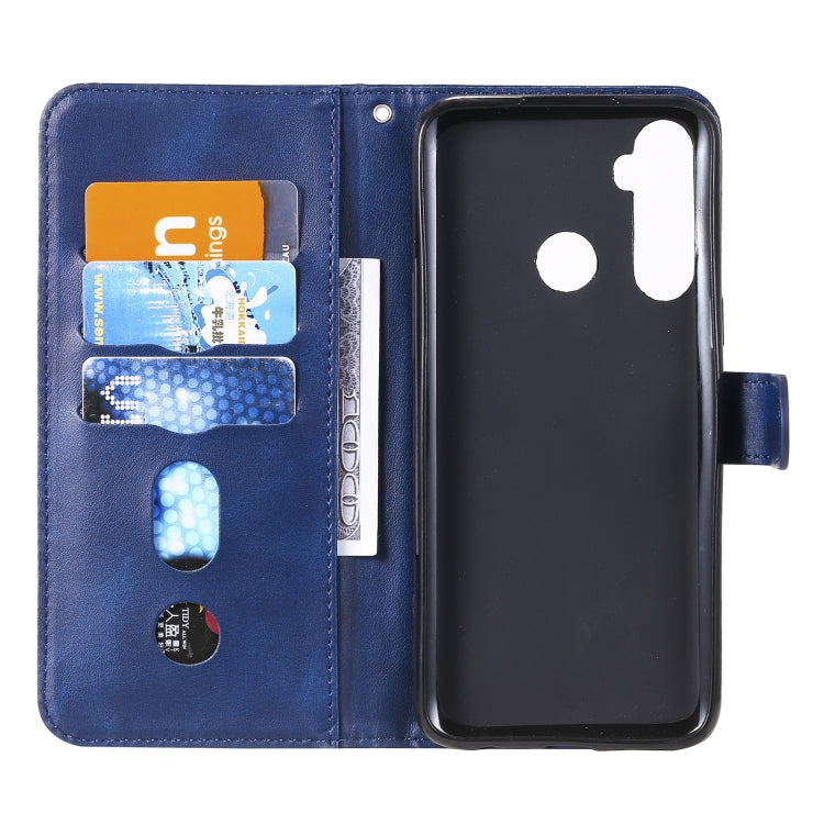 For OPPO Realme 5 / 5s / C3 Fashion Calf Texture Zipper Horizontal Flip Leather Case with Holder & Card Slots & Wallet