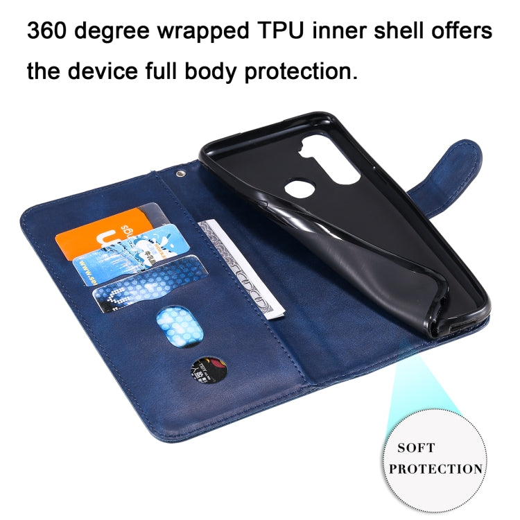 For OPPO Realme 5 / 5s / C3 Fashion Calf Texture Zipper Horizontal Flip Leather Case with Holder & Card Slots & Wallet