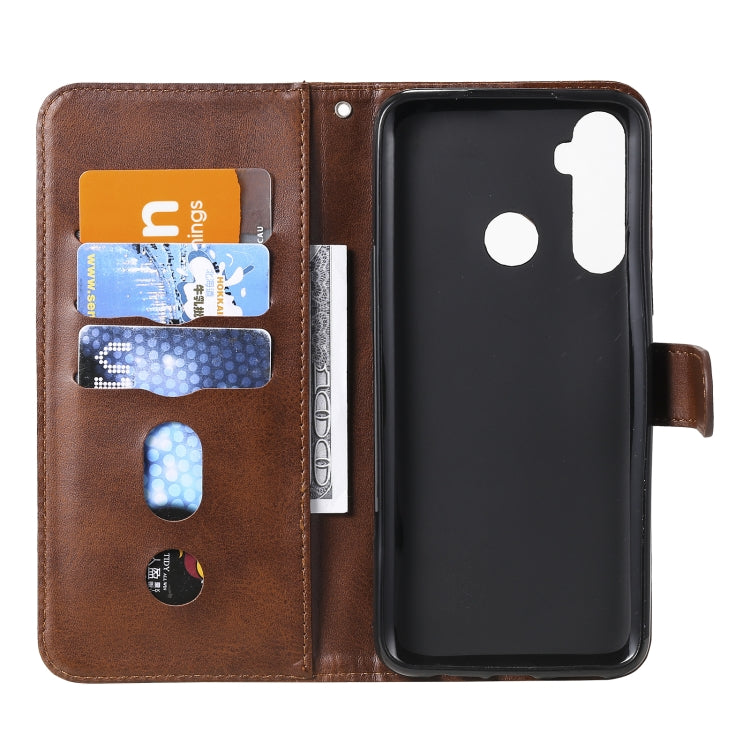 For OPPO Realme 5 / 5s / C3 Fashion Calf Texture Zipper Horizontal Flip Leather Case with Holder & Card Slots & Wallet