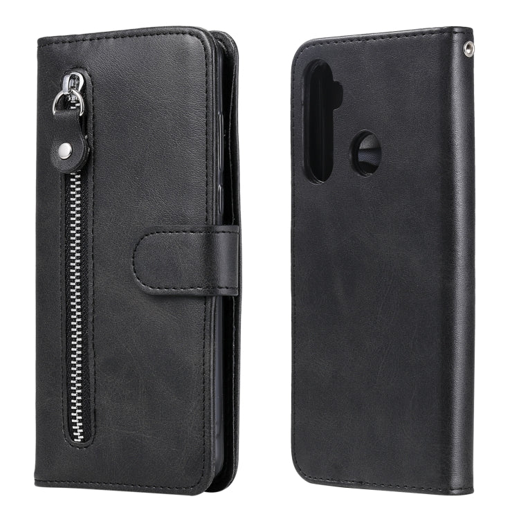 For OPPO Realme 5 / 5s / C3 Fashion Calf Texture Zipper Horizontal Flip Leather Case with Holder & Card Slots & Wallet